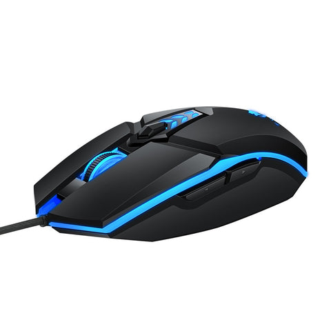 T-WOLF G510 Wired Gaming Mouse 6 Button 4 Color Backlight 800-3200 Adjustable DPI Office Mouse for Laptop/PC
