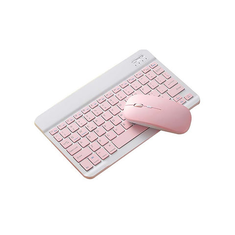 SK-030 10-inch BT Keyboard and Mouse Set 78 Key Mini Keyboard 2.4G 3-level DPI Adjustable BT Mouse for Android/IOS/Windows Yellow