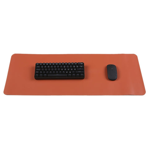 COZE PU Desk Pad Mouse Pad Durable&Wear-resisting Waterproof Fabric Light Anti-fingerprint Easy to Clean PU Material Black