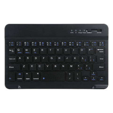 Detachable BT Keyboard Protective Case Slim and Portable Stable Support with Pen Slot Compatible with iPad mini6 Black