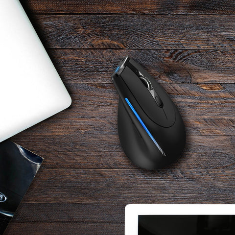 ZELOTES F-36A 2.4G Wireless Mouse Charging Blu-ray 6-button Optical mouse 3 level DPI black
