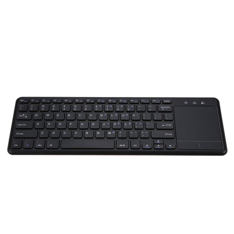 2.4G Wireless Touchpad Keyboard Multi-touch Ultra-slim with USB Receiver for Android Smart TV Computers Ladtops Desktops
