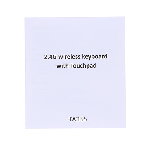 2.4G Wireless Touchpad Keyboard Multi-touch Ultra-slim with USB Receiver for Android Smart TV Computers Ladtops Desktops