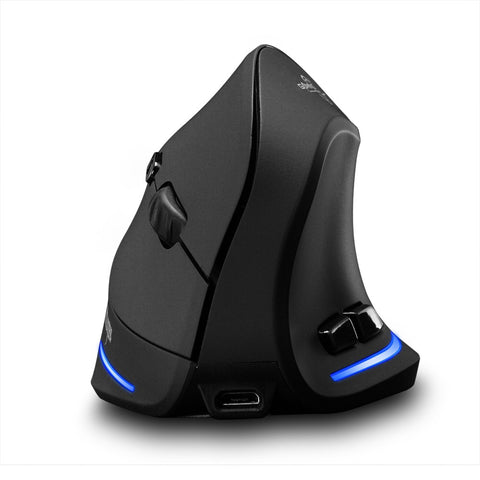 Zelotes F-35 Wireless Vertical Mouse Rechargeable 2400 DPI Optional