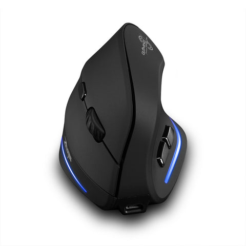 Zelotes F-35 Wireless Vertical Mouse Rechargeable 2400 DPI Optional