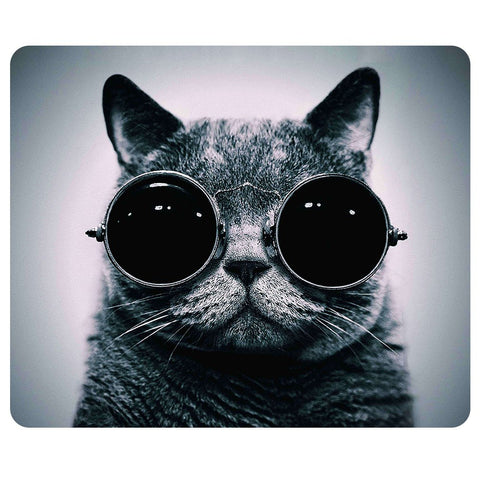 CAT-1 Mouse Pad Cute Cat Picture Anti-Slip Gaming Mouse Mat for PC Computer Laptop MackBook