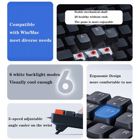 Xiaomi Wired Mechanical Keyboard 104 Key Office Game Player Keyboards
