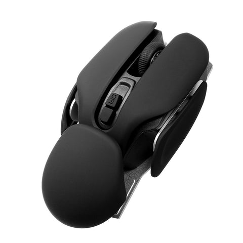 2.4G Wireless Mouse Ergonomic Office Mouse 10m Transmission Distance 3-level Adjustable DPI Plug and Play for PC Laptop Black