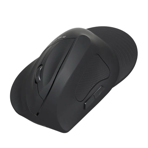 2.4G Wireless Optical Mouse Vertical Mouse 6 Keys Ergonomic Office Mice with 3-gear Adjustable DPI for PC Laptop Black