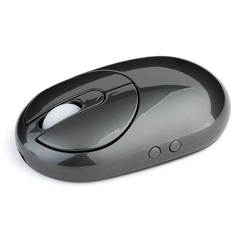 2.4G Wireless Rechargeable Mouse 3-gear Adjustable DPI Ergonomic Optical Mouse with 3-port USB Hub Charging Dock Black