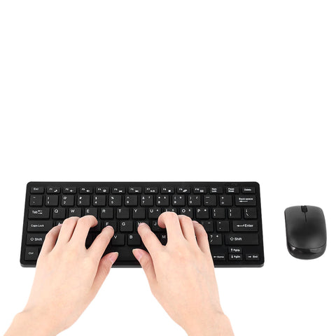 2.4GHz Ultra Thin Wireless Keyboard Mouse Combo With Protective Cover