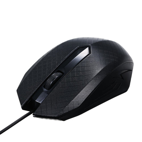 3-Button USB Optical Wired Mouse with 1.1M Cord Compatible with Windows 7/8/10/XP MacOS