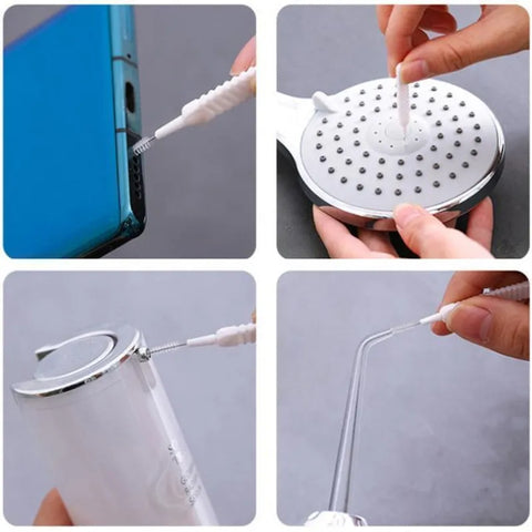 Bathroom Micro Nylon Brush Shower Head Anti-clogging Cleaning Brush Mobile Phone Hole Pore Gap Washing Tools Toilet Accessorie