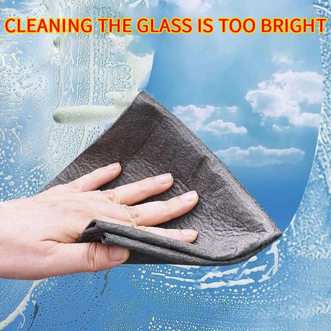 10pcs/set Thickened Magic Cleaning Cloth No Trace No Watermark Reusable Microfiber Rag Quickly Clean Towels Scouring Pad