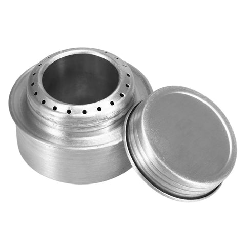 120ml Outdoor Portable Multifunctional Alcohol Stove Camping Cookware HWL-34A Aluminum Alloy Alcohol Stove